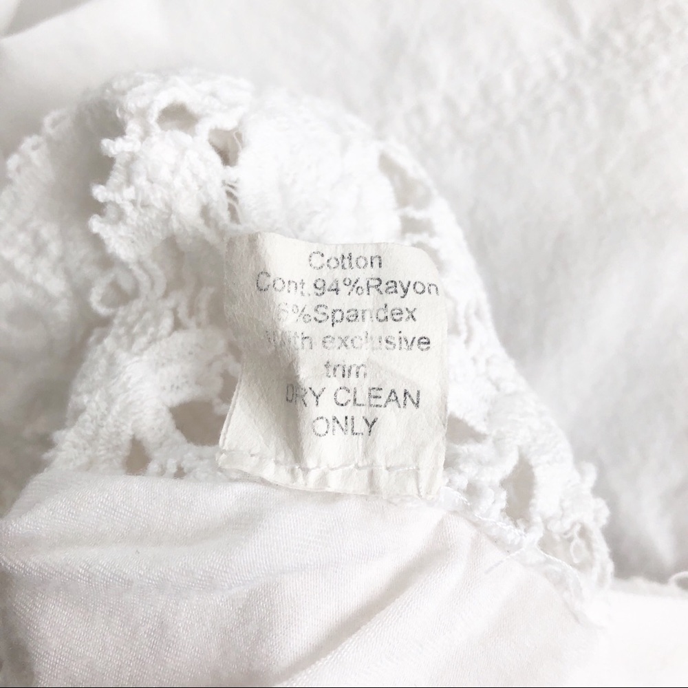 Bailey 44 White Lace Crochet Top - Picture 5 of 6